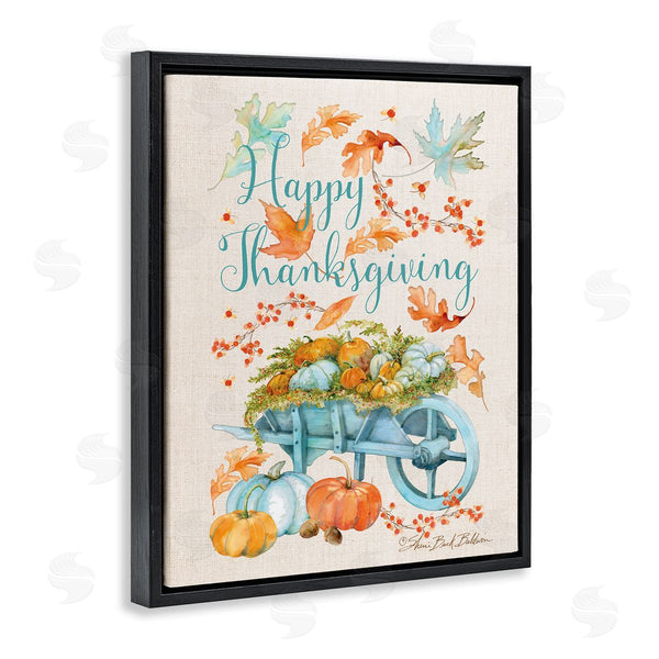 Stupell Industries Sherri Buck Baldwin | Happy Thanksgiving Pumpkin Wagon