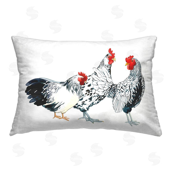 stupell industries Sherri Buck Baldwin | Minimal Farmhouse Hens