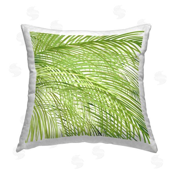 stupell industries Sherri Buck Baldwin | Palm Fronds Pattern Printed Throw Pillow