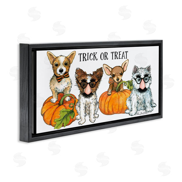 Stupell Industries Sherri Buck Baldwin | Trick Or Treat Festive Dogs Wall Art