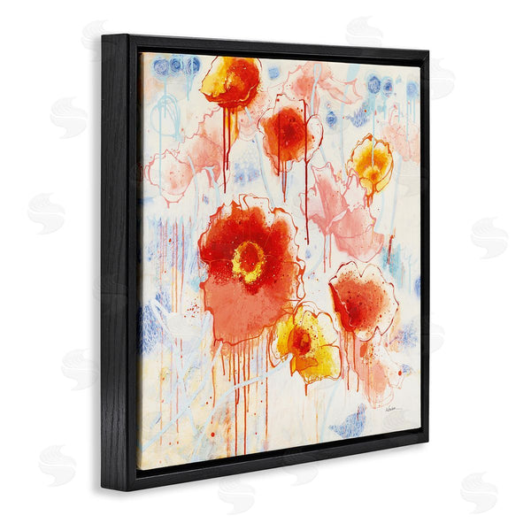 Stupell Industries Shirley Novak | Dripping Abstract Poppies