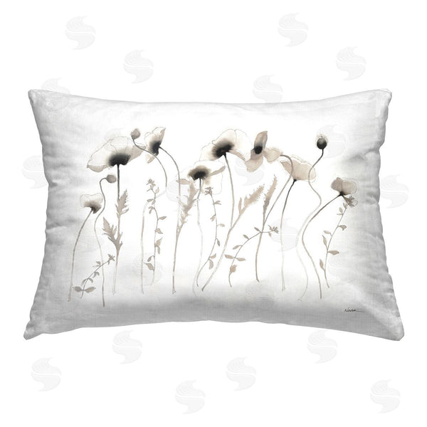 stupell industries Shirley Novak | White Poppy Sprigs
