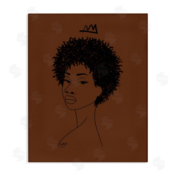 stupell industries Sierra Siler | Aaliyah with Crown Portrait
