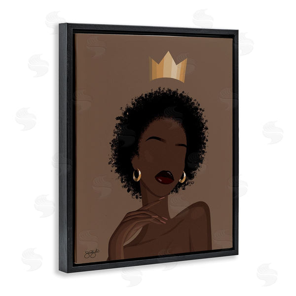 Stupell Industries Sierra Siler | Aliza With Crown Portrait