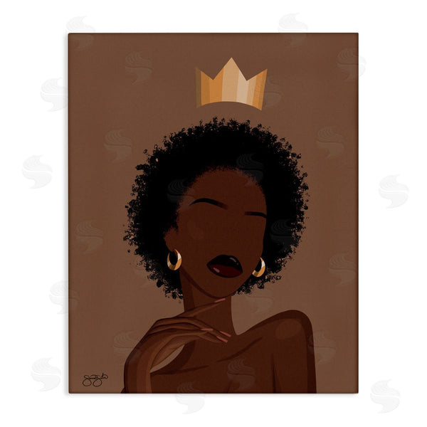 stupell industries Sierra Siler | Aliza with Crown Portrait