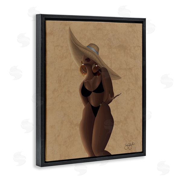 Stupell Industries Sierra Siler | Black Sahara Portrait