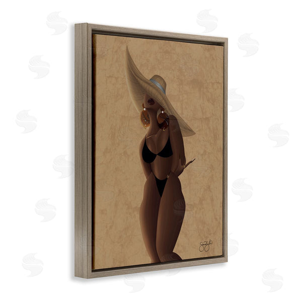Stupell Industries Sierra Siler | Black Sahara Portrait