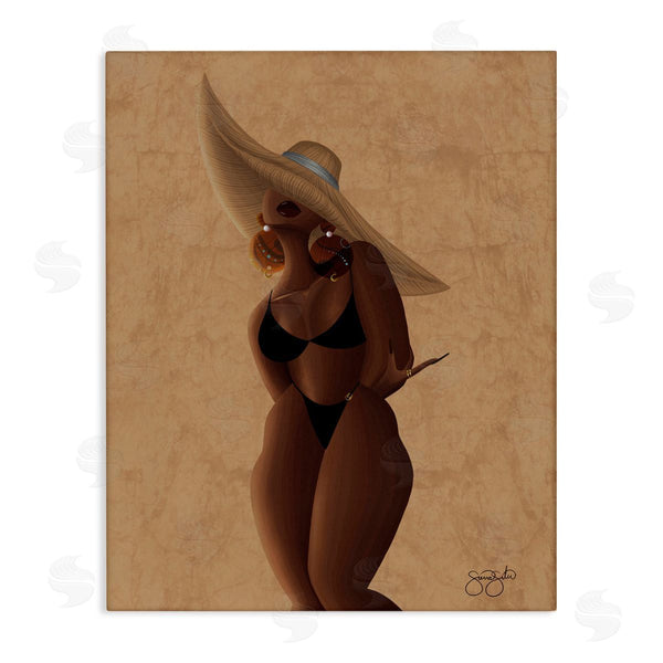 stupell industries Sierra Siler | Black Sahara Portrait