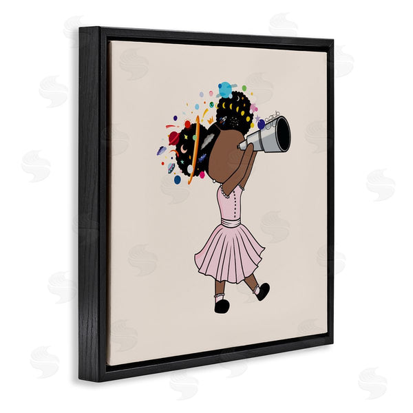 Stupell Industries Sierra Siler | Celeste Girl With Telescope