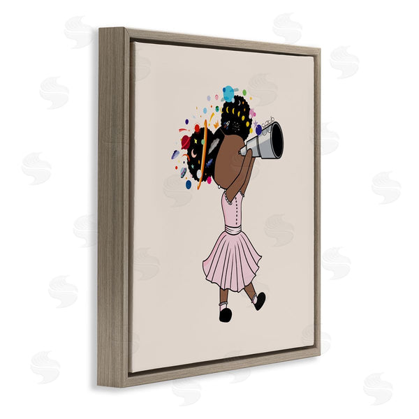 Stupell Industries Sierra Siler | Celeste Girl With Telescope
