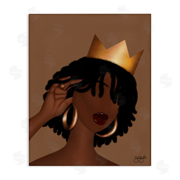 stupell industries Sierra Siler | Elegant Glam Woman & Crown