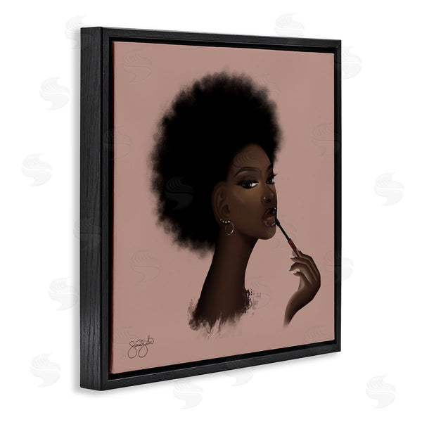 Stupell Industries Sierra Siler | Glam Girl With Lip Gloss