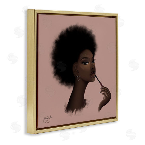 Stupell Industries Sierra Siler | Glam Girl With Lip Gloss