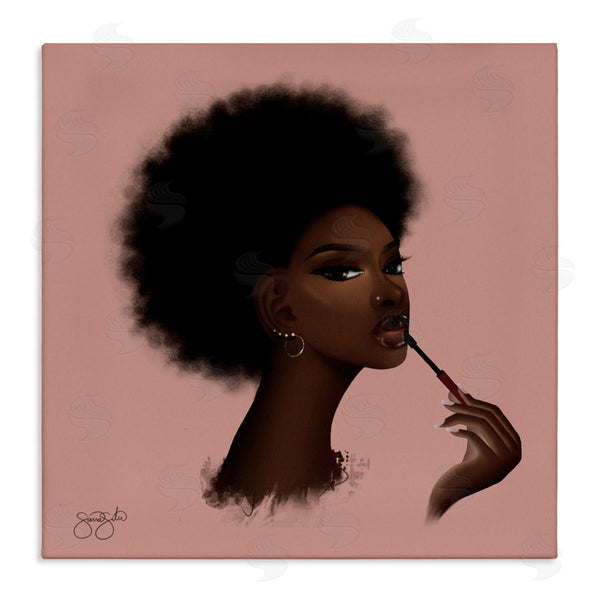 stupell industries Sierra Siler | Glam Girl with Lip Gloss