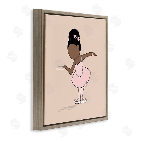 Stupell Industries Sierra Siler | Graceful Ballerina Portrait