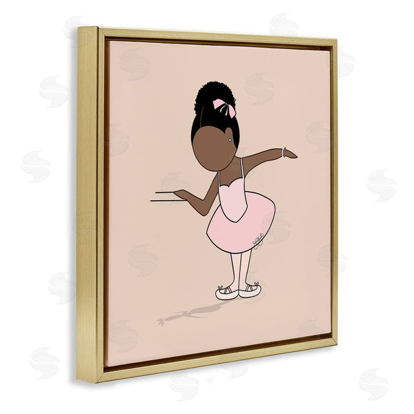 Stupell Industries Sierra Siler | Graceful Ballerina Portrait