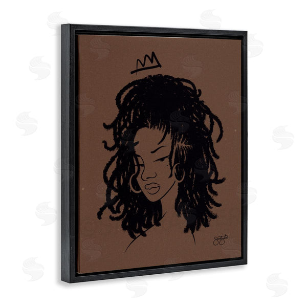 Stupell Industries Sierra Siler | Liz With Crown Portrait