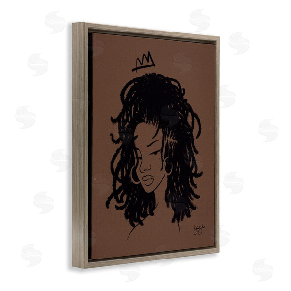 Stupell Industries Sierra Siler | Liz With Crown Portrait
