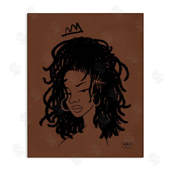 stupell industries Sierra Siler | Liz with Crown Portrait