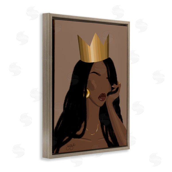 Stupell Industries Sierra Siler | Regal Crowned Woman