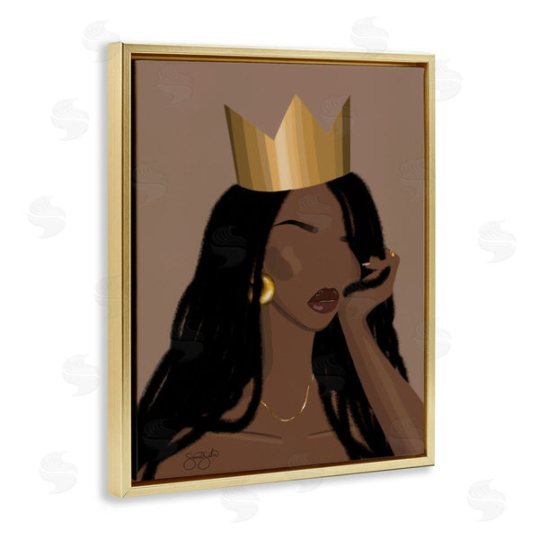 Stupell Industries Sierra Siler | Regal Crowned Woman