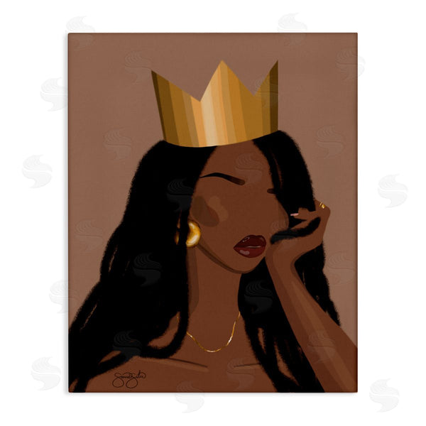 stupell industries Sierra Siler | Regal Crowned Woman