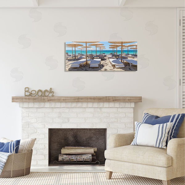 Stupell Industries Silver | Bamboo Beach Umbrellas Wall Art