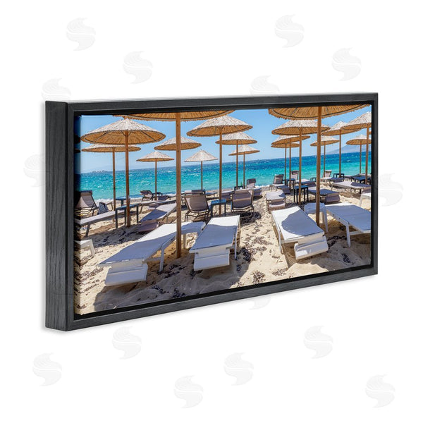 Stupell Industries Silver | Bamboo Beach Umbrellas Wall Art