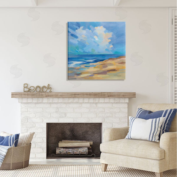Stupell Industries Silvia Vassileva | Abstract Beach Painting Wall Art
