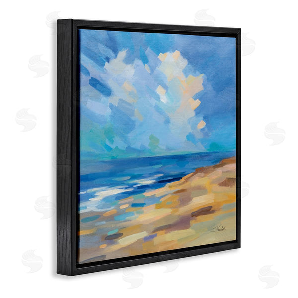 Stupell Industries Silvia Vassileva | Abstract Beach Painting Wall Art