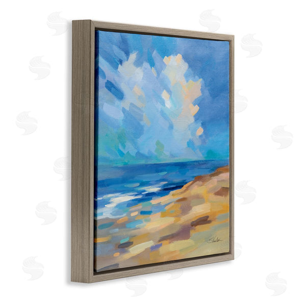 Stupell Industries Silvia Vassileva | Abstract Beach Painting Wall Art