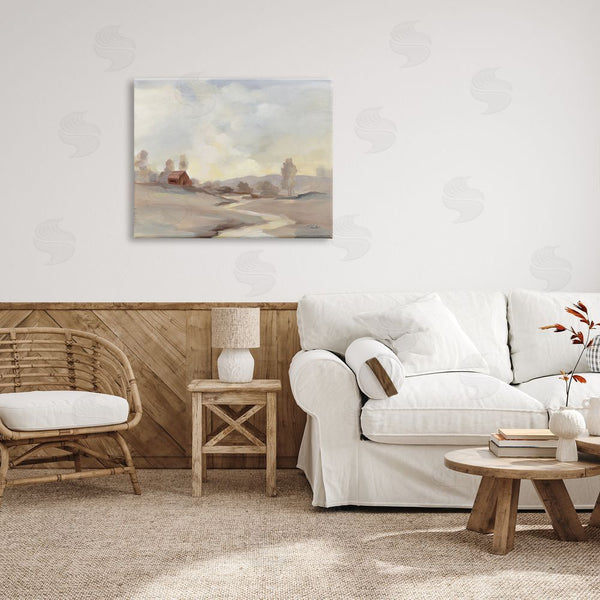 Stupell Industries Silvia Vassileva | Abstract Cabin Landscape Wall Art