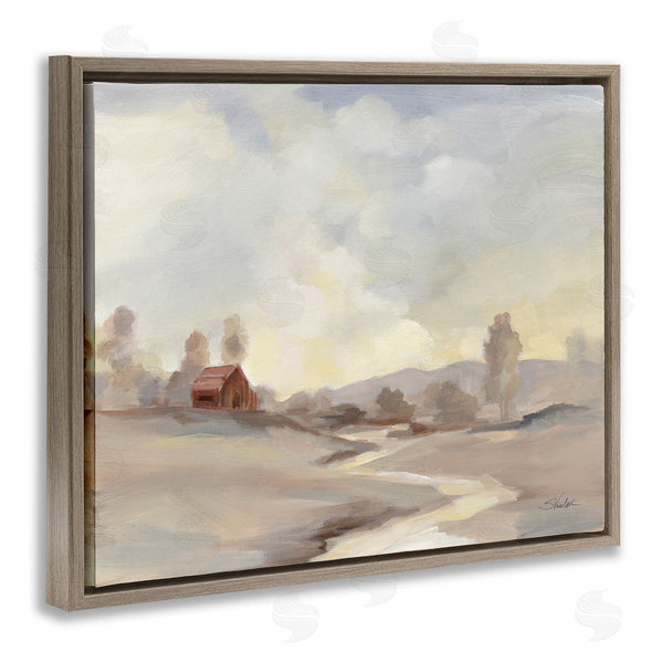 Stupell Industries Silvia Vassileva | Abstract Cabin Landscape Wall Art