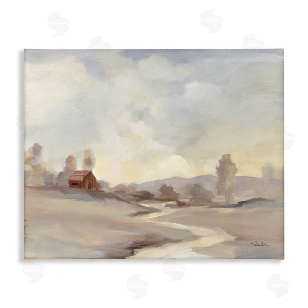 stupell industries Silvia Vassileva | Abstract Cabin Landscape Wall Art