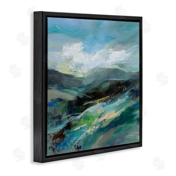 Stupell Industries Silvia Vassileva | Abstract Layered Mountain Scene Wall Art