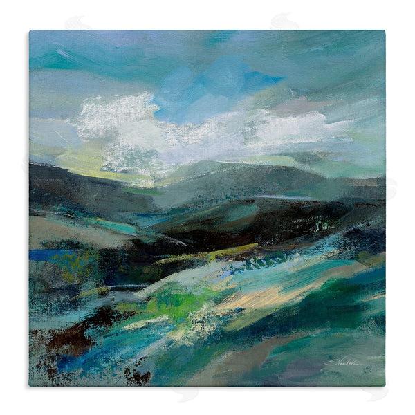 stupell industries Silvia Vassileva | Abstract Layered Mountain Scene Wall Art