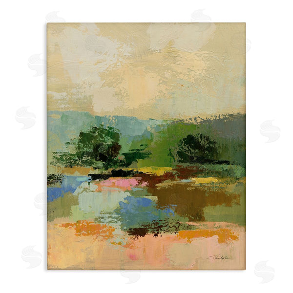 stupell industries Silvia Vassileva | Across The River Abstract