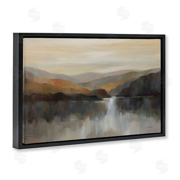Stupell Industries Silvia Vassileva | Autumn Glow Mountain Abstract Wall Art