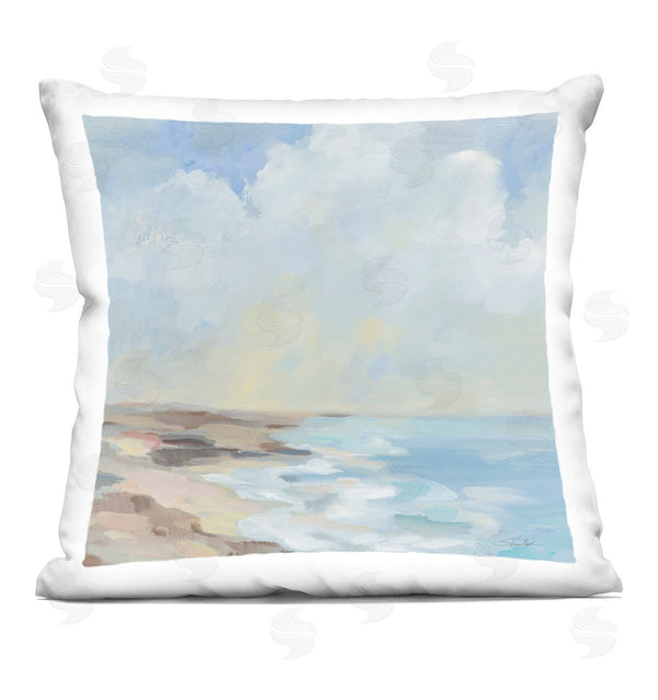 stupell industries Silvia Vassileva | By The Beach Shore Printed Throw Pillow
