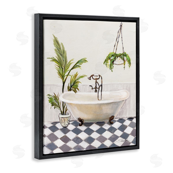 Stupell Industries Silvia Vassileva | Crisp Cottage Bathroom