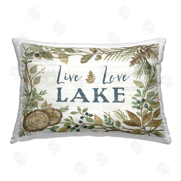 stupell industries Silvia Vassileva | Live Love Lake Phrase