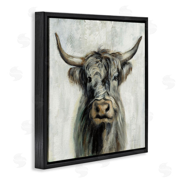 Stupell Industries Silvia Vassileva | Masculine Bull Portrait Cottage
