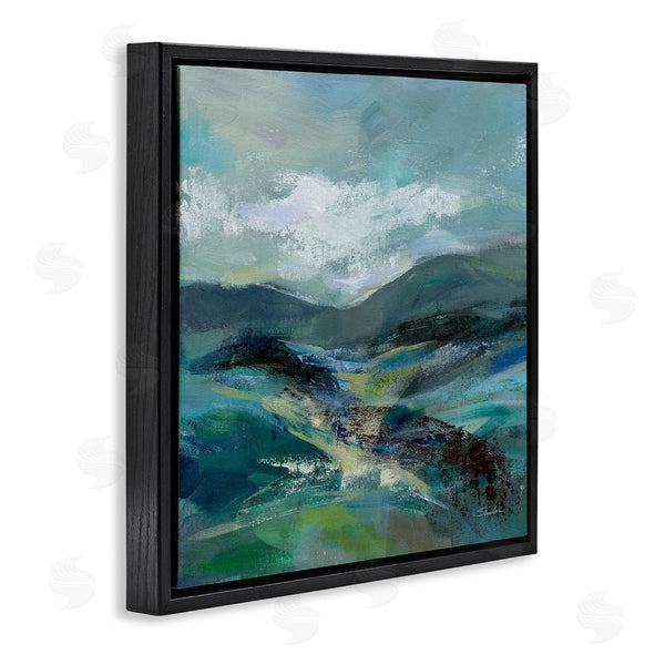 Stupell Industries Silvia Vassileva | Modern Green Mountains Landscape Wall Art