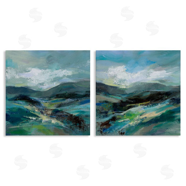 stupell industries Silvia Vassileva | Modern Mountain Horizon Scene Wall Art