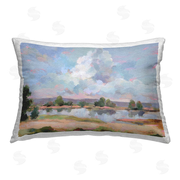 Stupell Industries Silvia Vassileva | River View Overhead Clouds