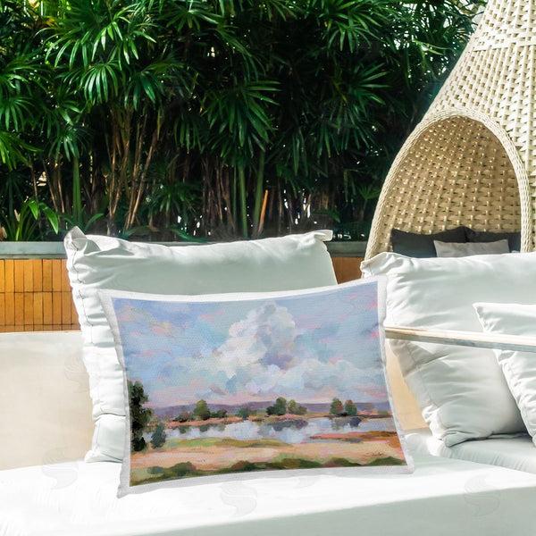 Stupell Industries Silvia Vassileva | River View Overhead Clouds