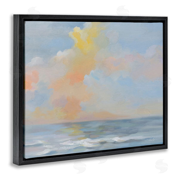 Stupell Industries Silvia Vassileva | Sea & Pastel Clouds Wall Art