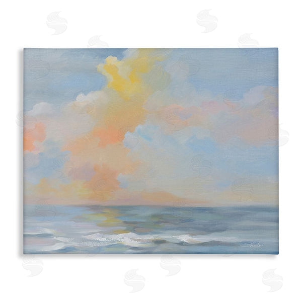 stupell industries Silvia Vassileva | Sea & Pastel Clouds Wall Art