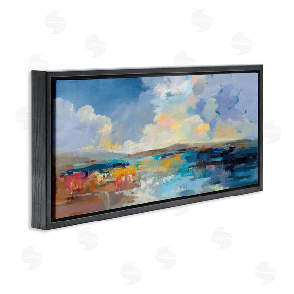 Stupell Industries Silvia Vassileva | Seaside Sunset Abstract Wall Art