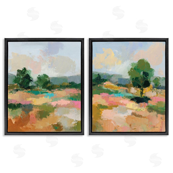 Stupell Industries Silvia Vassileva | Spring Field Abstract Landscape Wall Art
